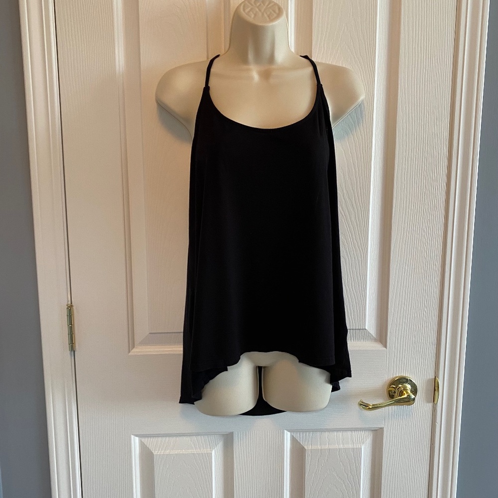 BUY 2 ITEMS & GET 1 FREE - VENUS Black Swing String Tank Sz L